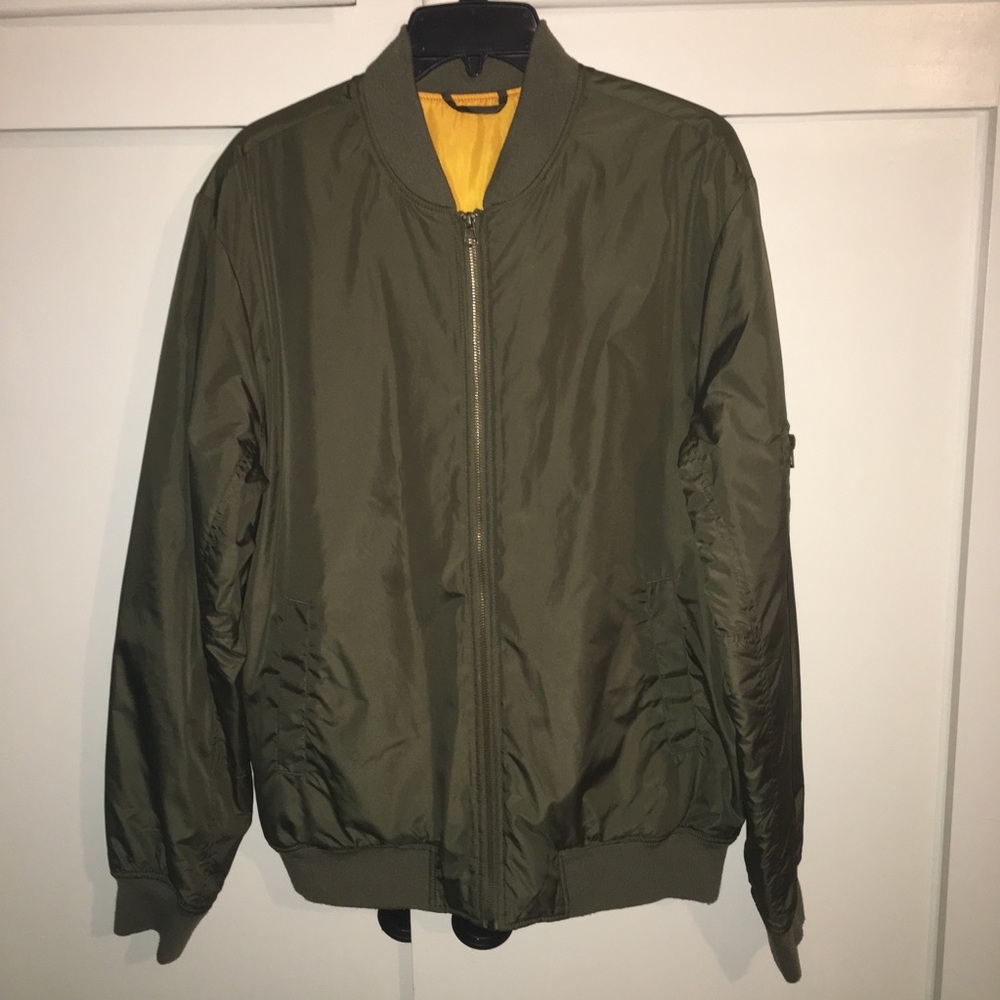 Olive Bomber Jacket